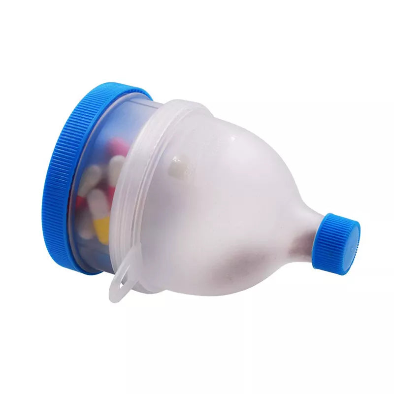 2 Layers Protein Powder Funnel Portable Fill Funnel Gym Partner for Water Bottle and Protein Shaker Bottle BPA Free