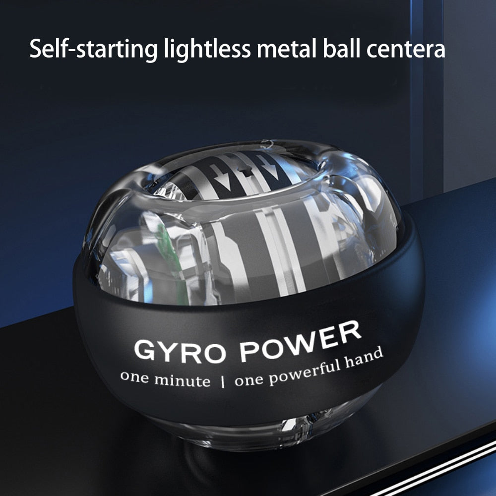 LED Gyro Power ball Autostart Range Gyro-powered Wrist Ball Gyroscoop Hand Arm Muscle Strength Trainer Sports Fitness Equipment