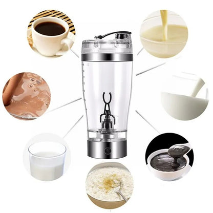 USB Rechargeable Electric Mixing Cup Portable Protein Powder Shaker Bottle Mixer Shaker Bottle Protein Shaker Protein Cup Shaker