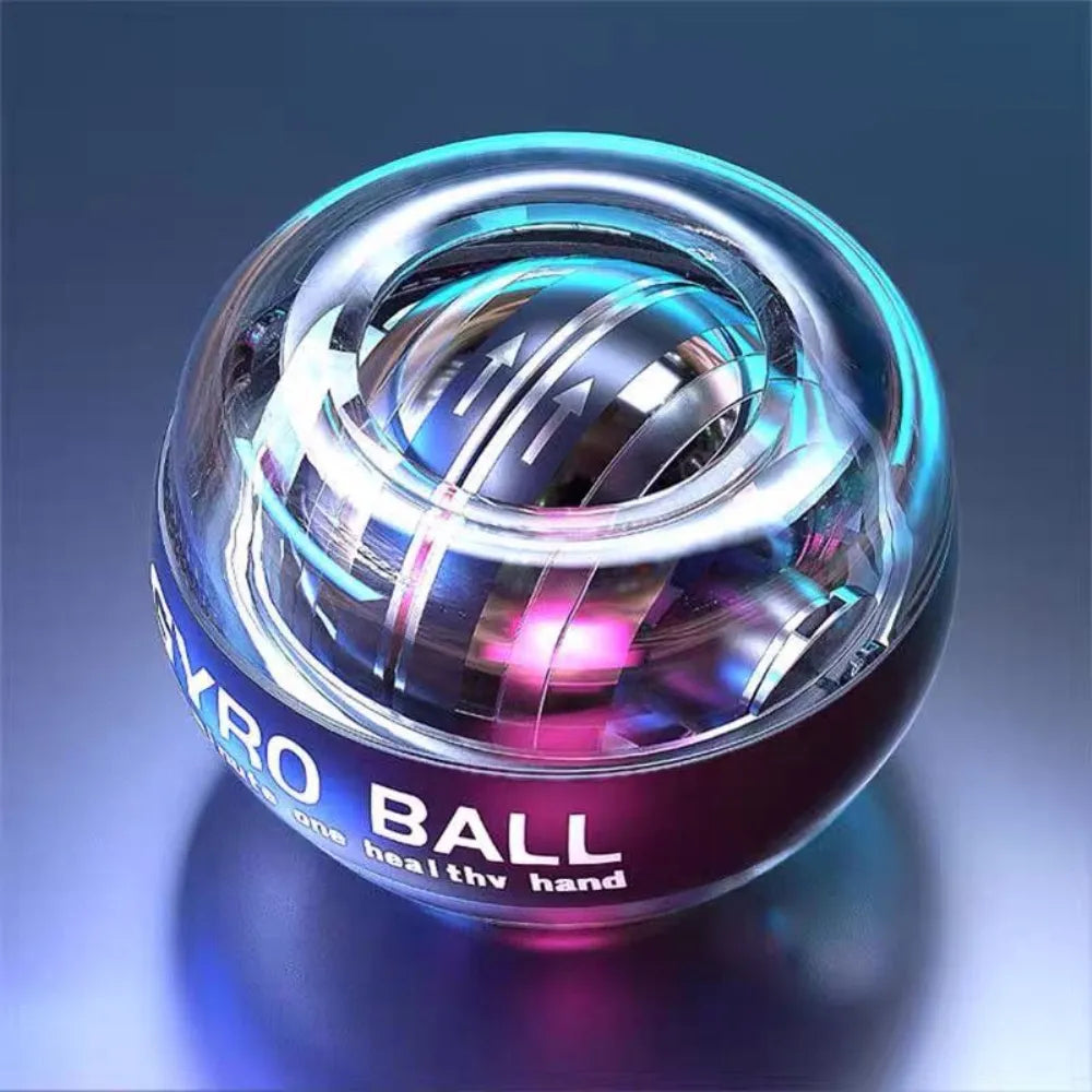 LED Gyro Power ball Autostart Range Gyro-powered Wrist Ball Gyroscoop Hand Arm Muscle Strength Trainer Sports Fitness Equipment